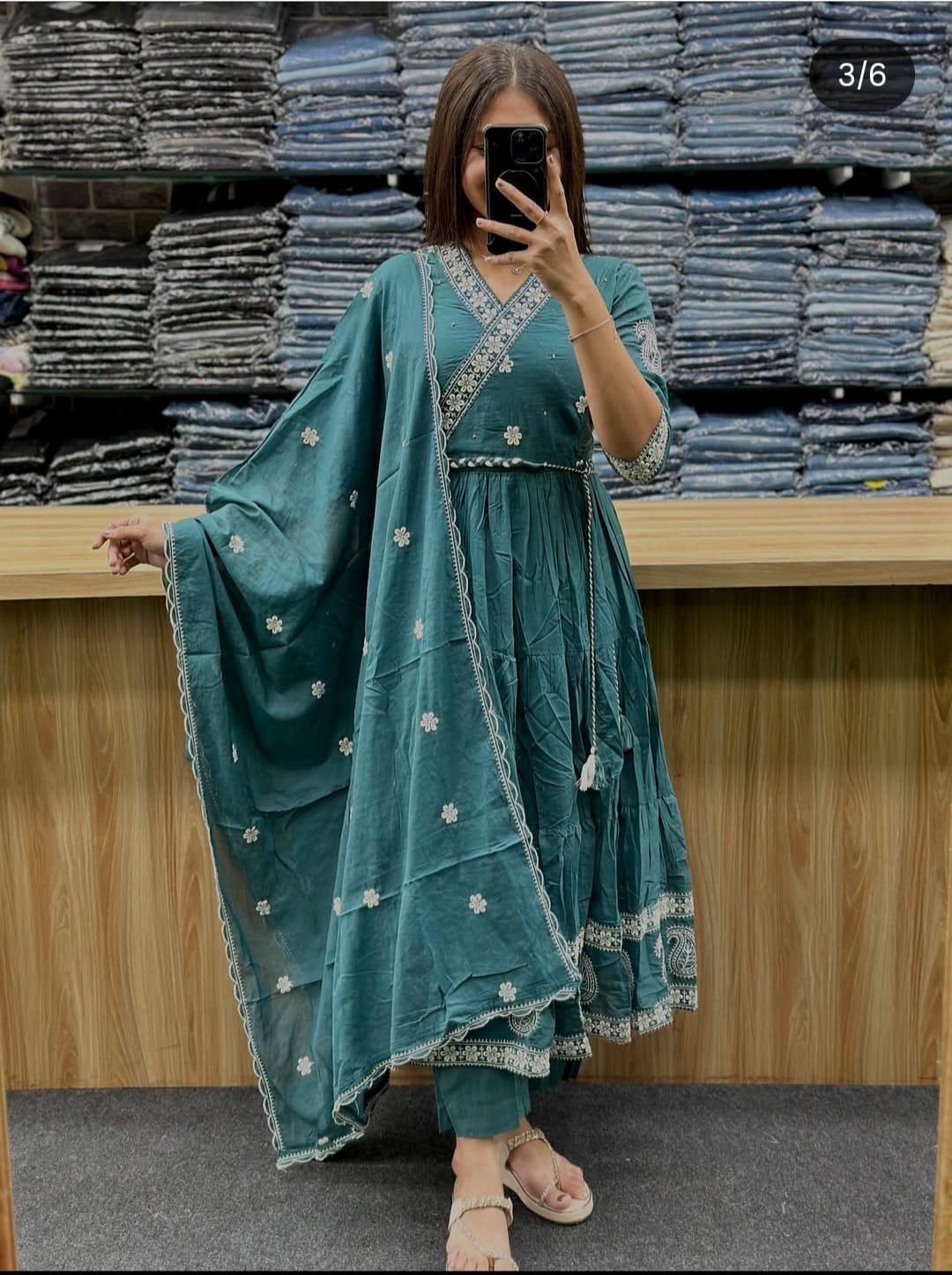 Maverick Fusion Kurti Pant Dupatta Set